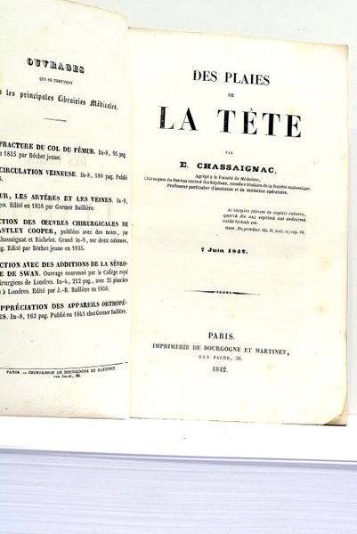 Des Plaies de la Tête.