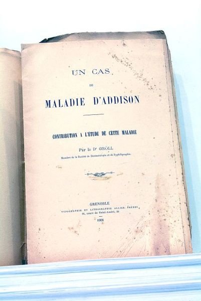 Un cas de Maladie d'Addison. Contribution à l'étude de cette …