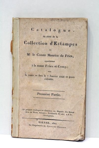 CATALOGUE du reste de la Collection d'Estampes de Mr. le … | Immagine Gallery 1
