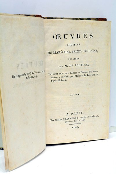 Oeuvres choisies publiées par M. de Propiac, faisant suite aux …