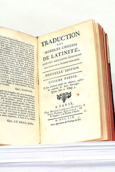 TRADUCTION des Modèles Choisis de Latinité, tirés des Meilleurs Ecrivians, …