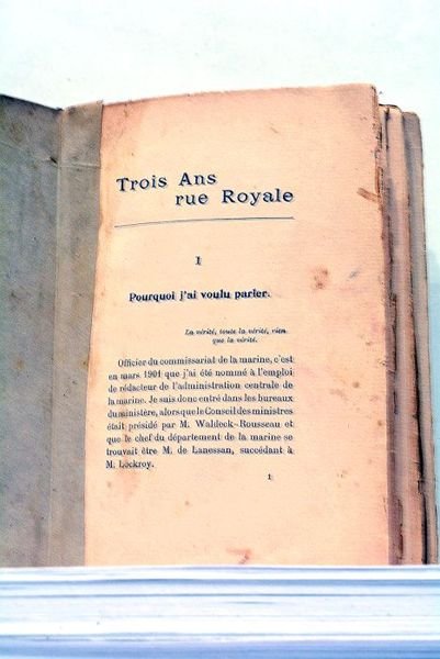 Trois Ans rue Royale. Moeurs Ministérielles 1901-1904.