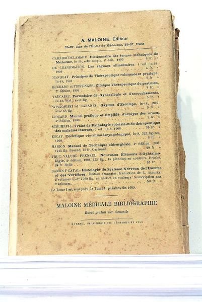 Clinique Thérapeutique du Praticien. Deuxième partie.