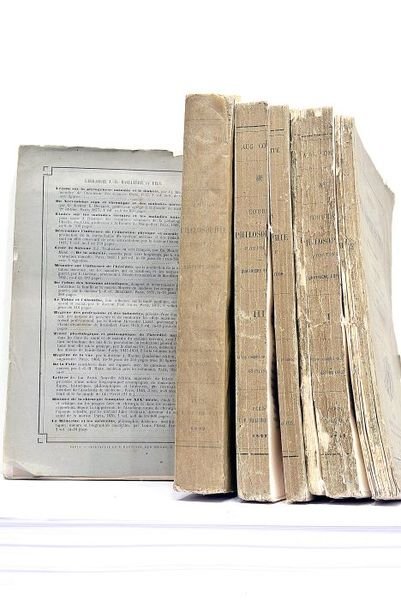 Cours de Philosophie Positive. Quatrième édition augmentée de la Préface …