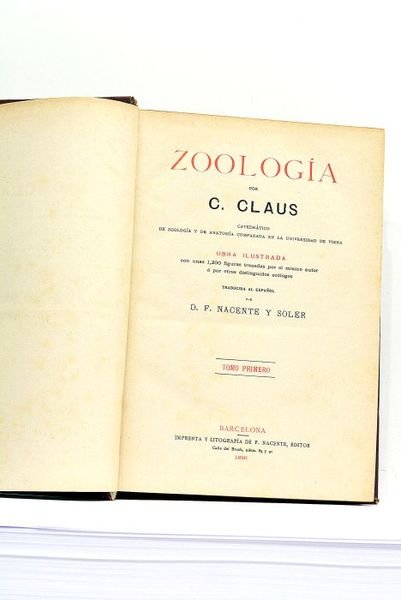 Zoología. Obra Illustrada con unas 1200 figuras trazadas por el …
