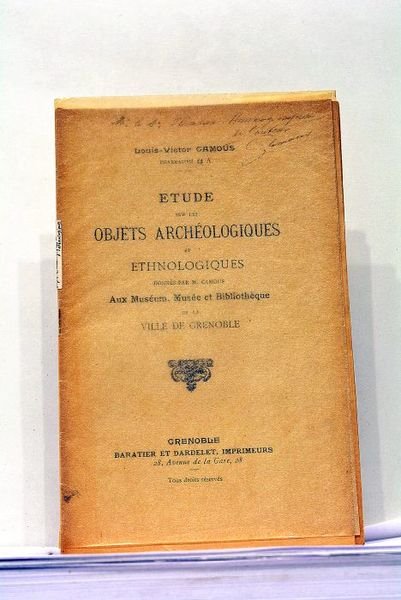 Etude sur les Objets Archéologiques et Ethnologiques donnés par M. …