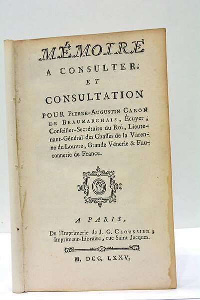 Mémoire à consulter, et Consultation.