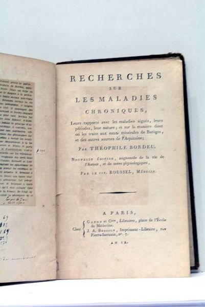 Recherches sur les Maladies Chroniques, leurs rapports avec les maladies …