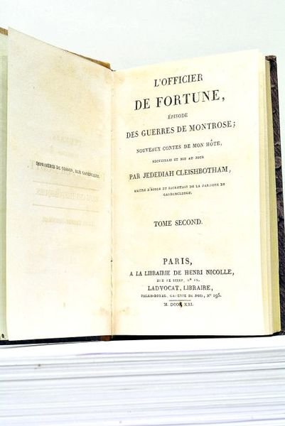 L'Officier de Fortune, épisode des Guerres de Montrose; nouveaux contes …