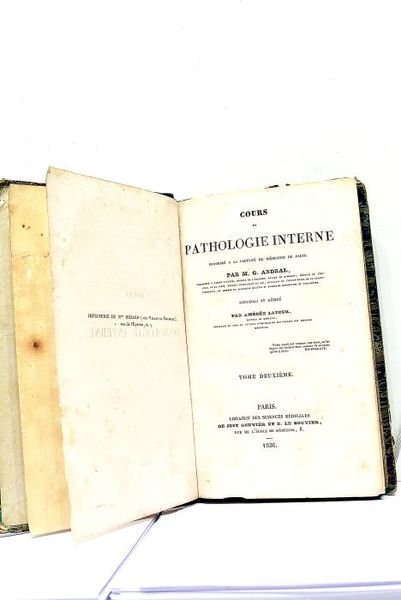 Cours de Pathologie Interne professé à la faculté de Médecine …