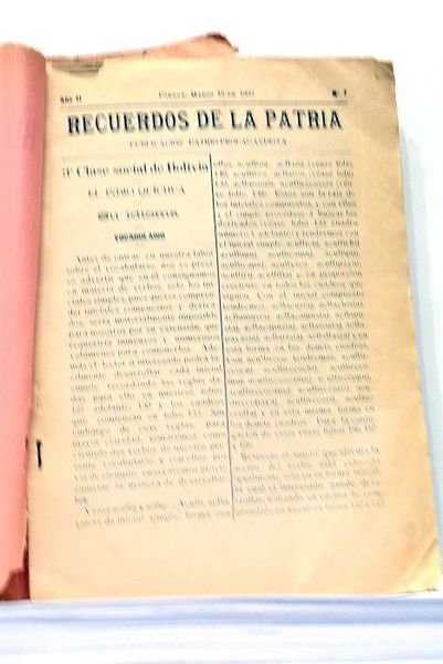 Algunos Ligeros Datos y Noticias civersas acerca de la República …