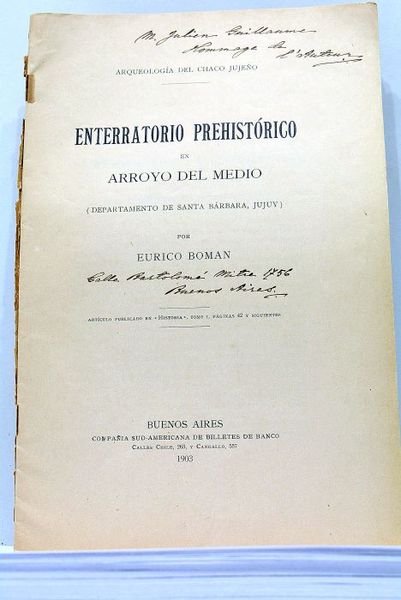 Enterratorio Prehistorico en arroyo del medio (departamento de santa Barbara, …