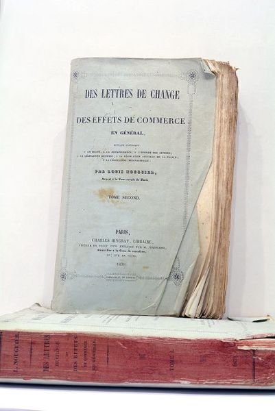 Des Lettres de Change et des Effets de Commerce en …