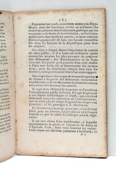 Rapport. sur l'Education révolutionnaire, républicaine et militaire et Décret de …