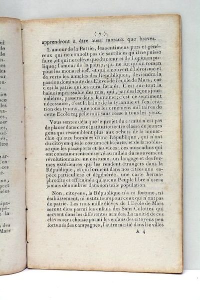 Rapport. sur l'Education révolutionnaire, républicaine et militaire et Décret de …