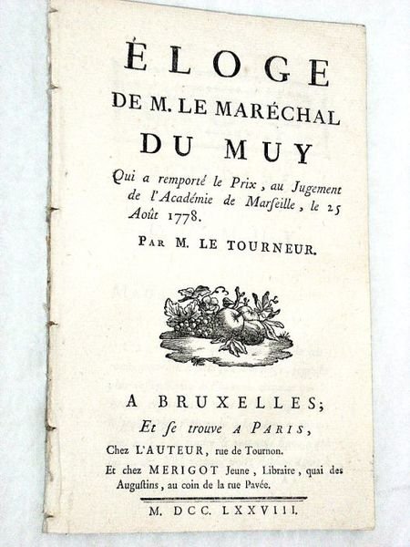 Eloge de M. le Maréchal du Muy qui a remporté …