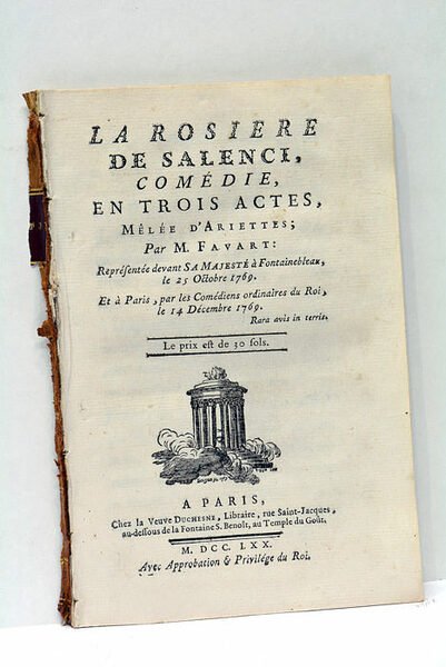La Rosière de Salenci, comédie, en trois actes, mêlée d'ariettes.