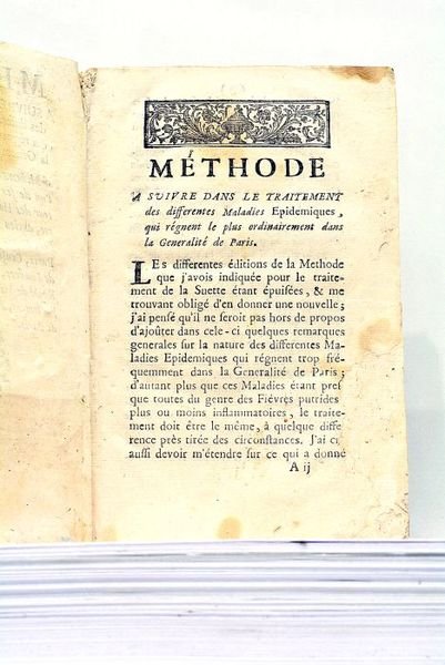 Méthode à suivre dans le Traitement des différentes maladies épidémiques, …