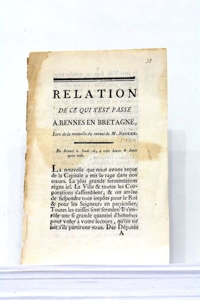 RELATION de ce qui s'est passé à Rennes en Bretagne, … | Immagine Gallery 1