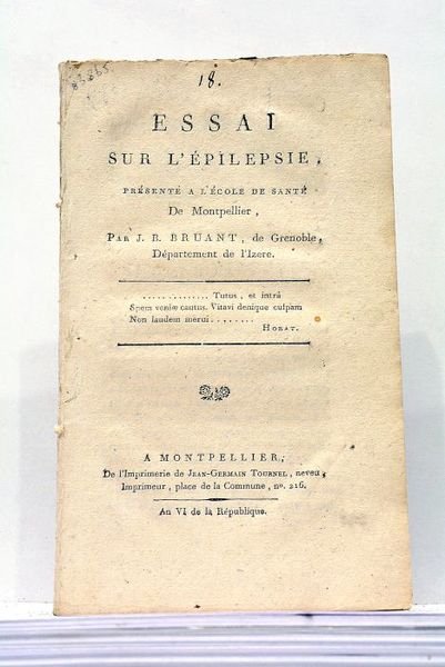 Essai sur l'Épilepsie.