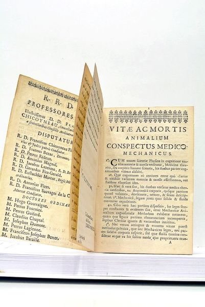 Vitae ac Mortis Animalium conspectus medico-mechanicus.