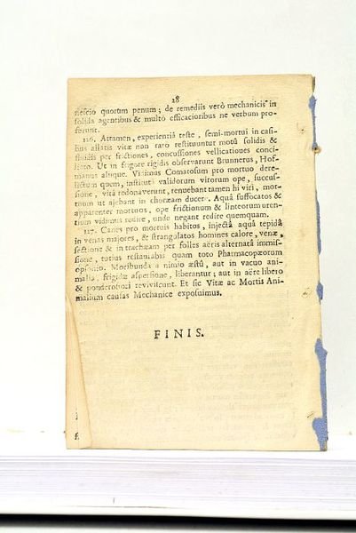 Vitae ac Mortis Animalium conspectus medico-mechanicus.