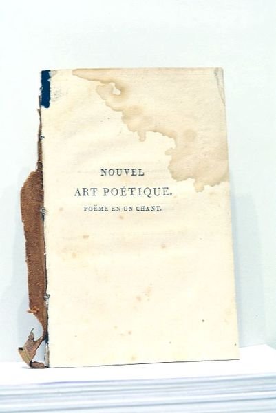 Nouvel Art Poétique, poëme en un chant. Troisième édition. A …