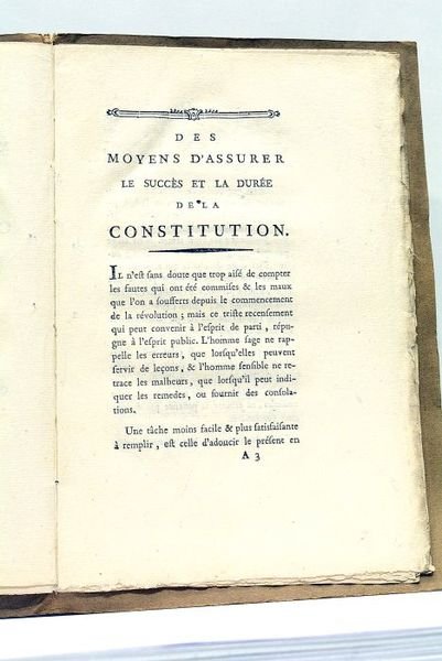 Des Moyens d'assurer le succès et la durée de la …