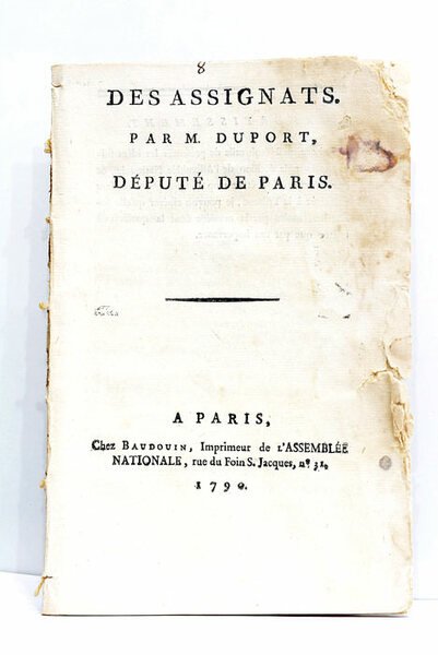 Des Assignats.