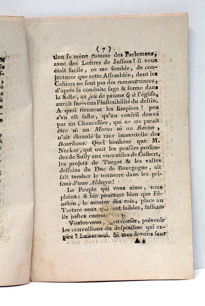 LETTRE du Roi d'Angleterre au Roi de France, sur les …