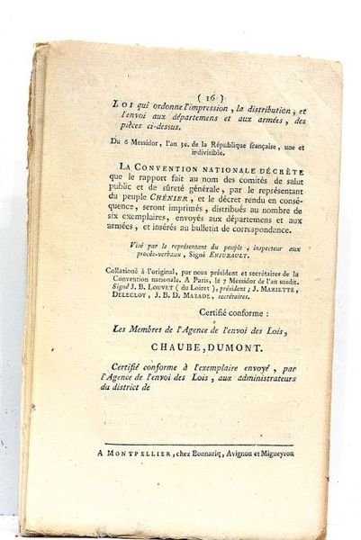 Rapport fait à la Convention Nationale, au nom des comités …