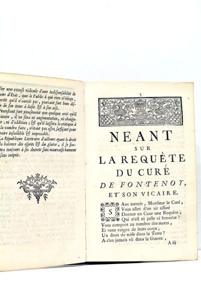 Néant sur la Requête du Curé de Fontenoy, et son …