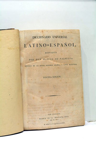 Diccionario universal latino-español. Tercera edicion.