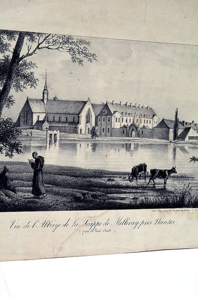 Vue de l'abbaye de la Trappe de Melleray près Nantes …