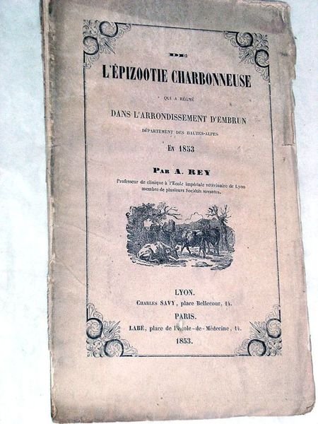 De l'épizootie charbonneuse qui a régné dans l'arrondissement d'Embrun, département …