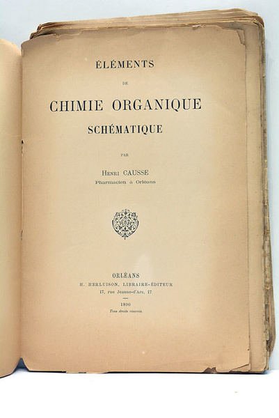 Eléments de Chimie Organique schématique.