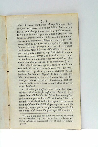 Discours sur la résistance à l'Oppression, et sur les circonstances …