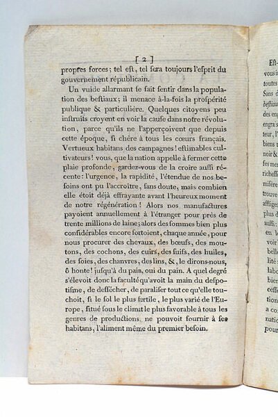 La Commission d'Agriculture et des Arts, aux habitans des Campagnes.