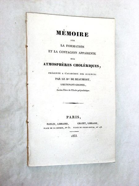 Mémoire sur la Formation et la Contagion apparente des Atmosphères …