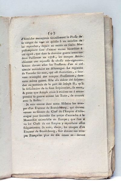 Lettre à M. Herault, député à la première législature françoise, …