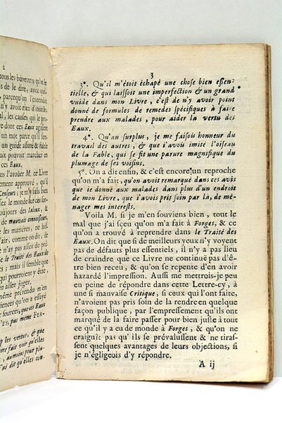 Lettre écrite à M. le 15 Octobre 1696 où il …