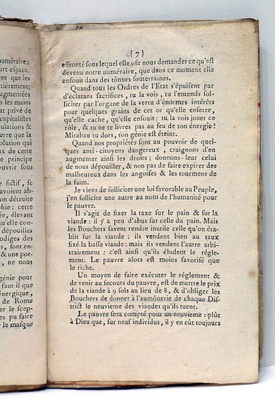 DIMINUTION (La) des vivres. Entretiens d'un patriote et d'un député, …