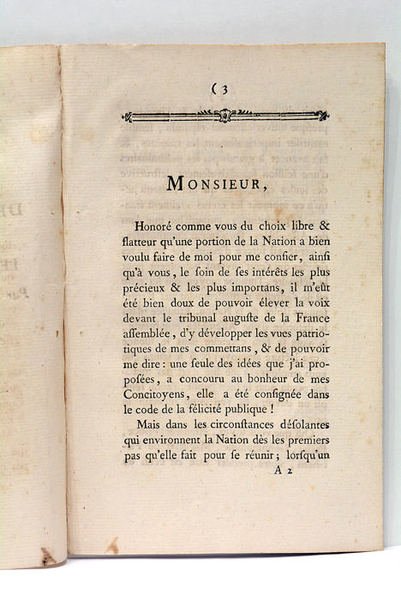 LETTRE à chacun de MM. Les députés composant les États-Généraux, …
