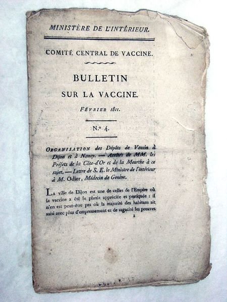 BULLETIN sur la vaccine. Février 1811.