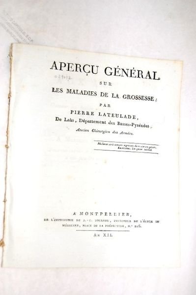 Aperçu général sur les maladies de la grossesse.