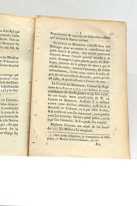 A la Nation assemblée dans ses bailliages, pour élire ses …