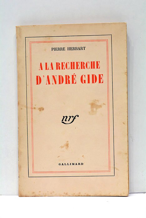 Á la recherche d'André Gide.