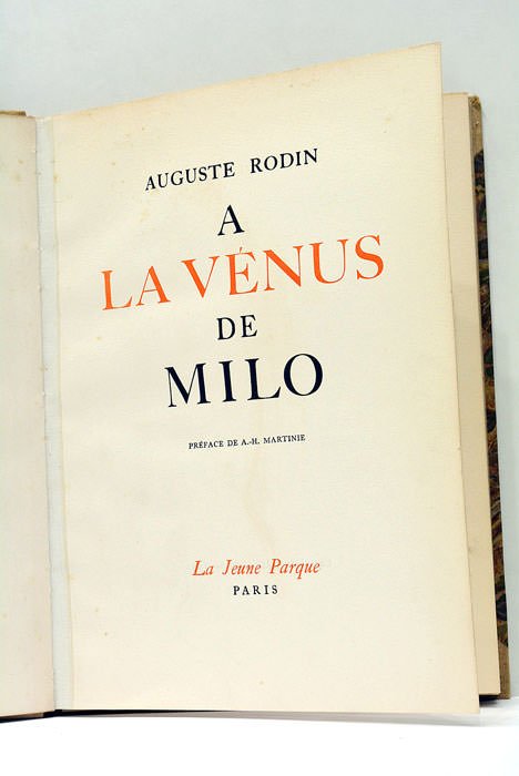 A la Vénus de Milo.