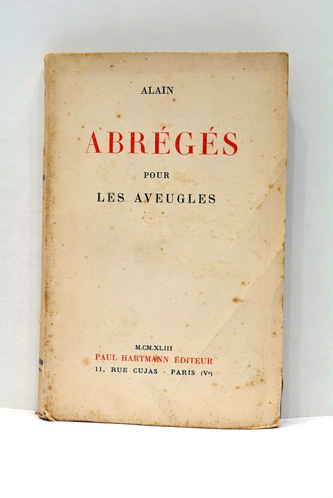 Abrégés pour les aveugles.Porraits et doctrines de philosophes ancien et …