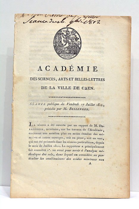 ACADÉMIE DES SCIENCES, ARTS ET BELLES-LETTRES DE LA VILLE DE …